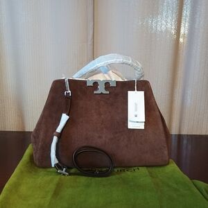 Tory Burch Eleanor Suede Satchel NWT